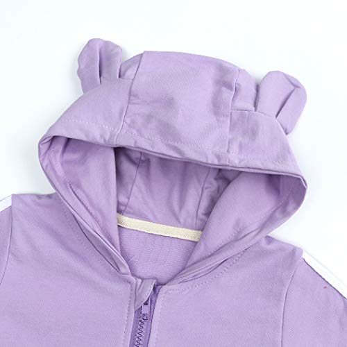 Baby Boys Girls Hoodie Sweatsuit Long Sleeve Pocket Tops + Pants Clothes Set4