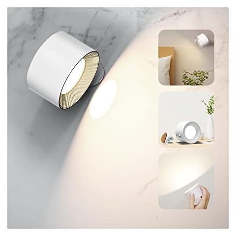 Coollamp Aplique de Pared LED con Batería Recargable y Control Táctil Cover