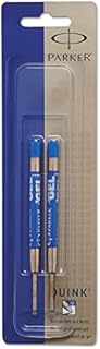 Parker Quink 1950364 Wkłądy do Długopisu, Niebieski, 2 Sztuki