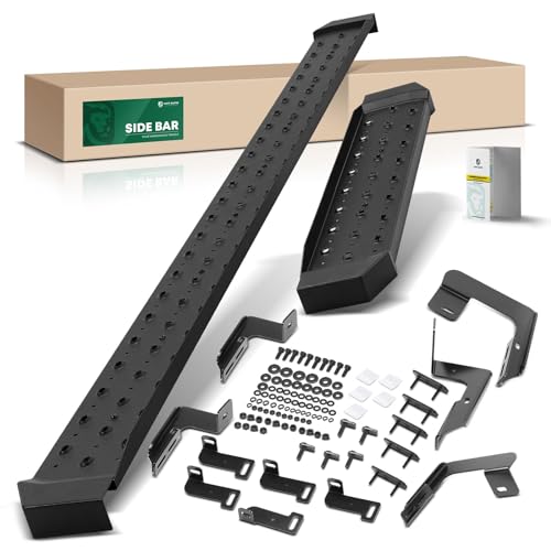 YHTAUTO 6.5'' Running Boards Side Step Bars Fit Ram ProMaster 1500 2500 3500 2014-2025, Full Size Van, 118'' Wheelbase, Steel Black Powder, Side Steps Rails Rocker Panel Off-Road Exterior Accessories