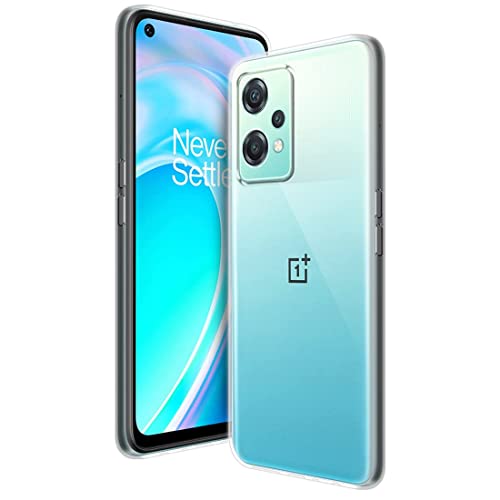 Image of NISHTECH for OnePlus Nord CE 2 lite Premium Transparent Hybrid Soft Slim Dust Proof Back Case Cover Silicone with Camera Protection