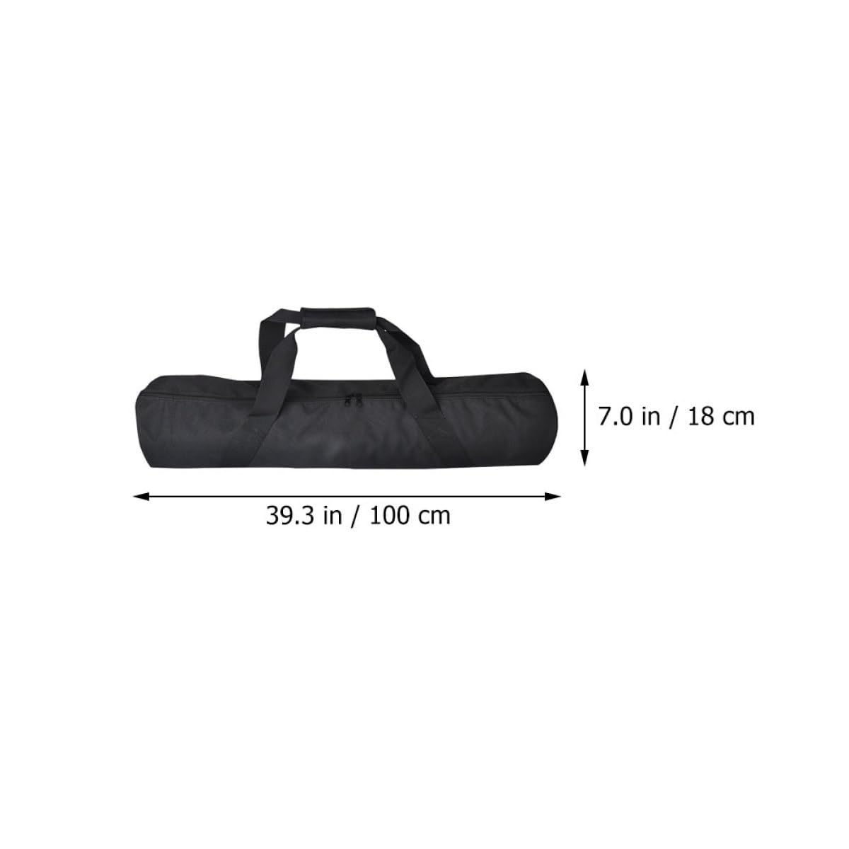 SECFOU Borsa Tracolla Regolabile per Trasporto Treppiede Nero Oxford e Strato Interno in Spugna per Accessori Fotografia Uso Esterno