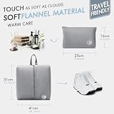 BAGZY Handgepäck Tasche 55x40x20 Faltbar für TUI Airways Lufthansa Ryanair, 45L Groß Reisetasche Flugzeug Leicht Wasserdicht Sporttasche Gym Duffle Bag für Weekender Krankenhaustasche Herren & Damen
