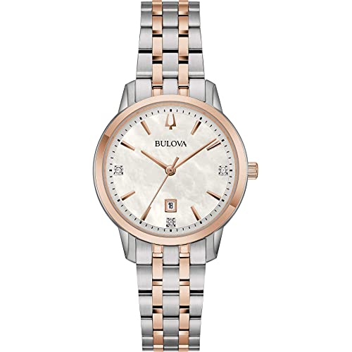 Montre Bulova 98P213 montre analogique de style simple et élégant