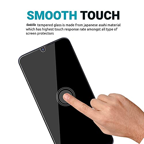 Image of GoldFox Screen Protector Compatible For Samsung S21 FE 2023 (Transparent) Full Screen Coverage (Except Edges) With Easy Installation Kit For Cellphone