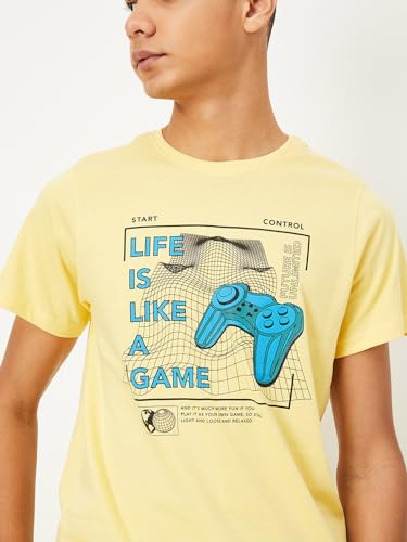 Image of Max Boy's Cotton Regular Fit T-Shirt