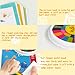 36 Color Kids Washable Finger Paint Set,Funny Finger Painting Kit with Book for Toddlers,Children's Finger Drawing Toys with Finger Cots and Painting Templates for Baby,DIY,Art,Early Learning Gift