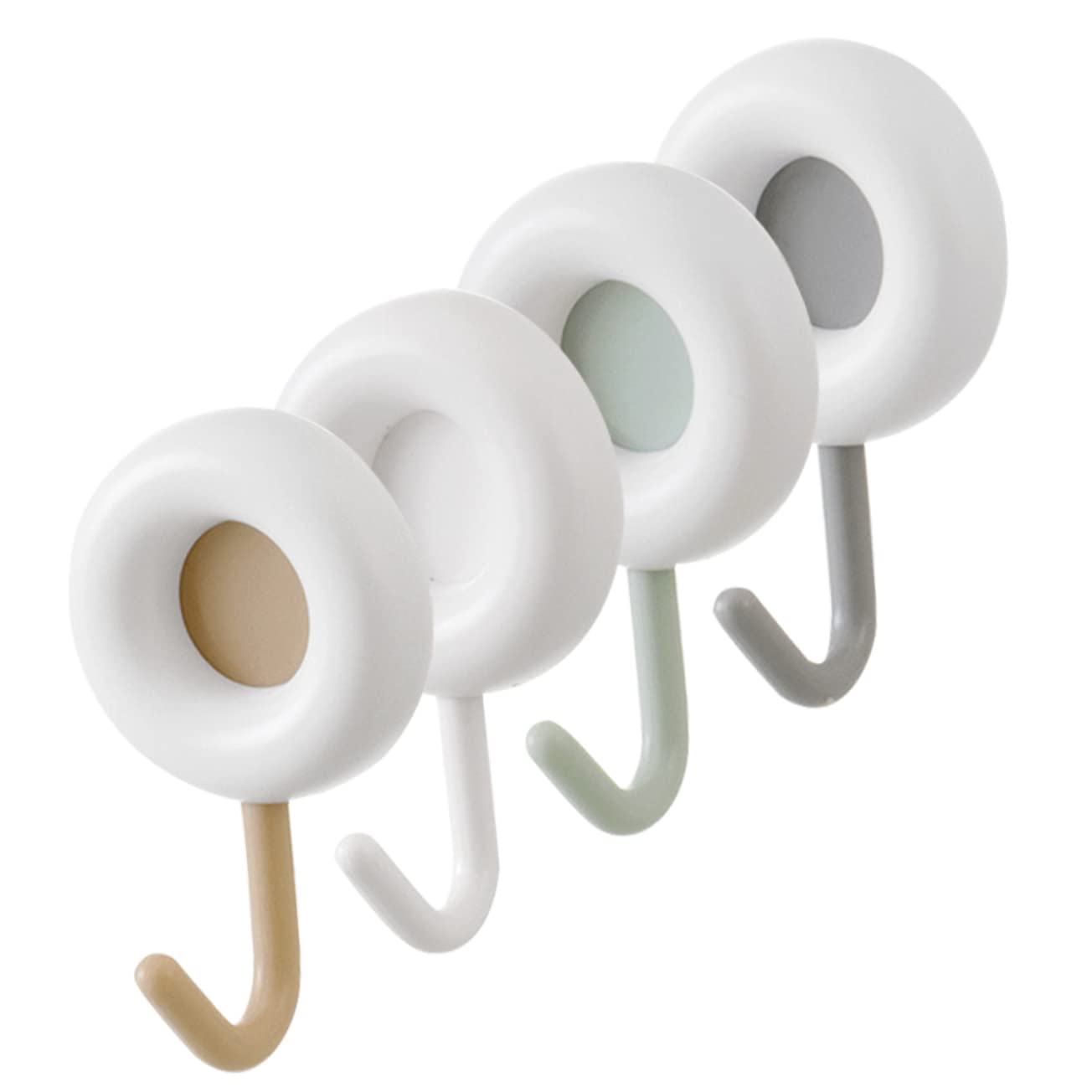 Alipis 12piezas Ganchos Adhesivos Multifuncionales Sin Daños Para Pared De Ganchos Para Colgar Toallas Abrigos y Utensilios De Cocina Resistente y Fácil De Instalar Para Baños y