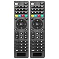 2 PCS Universal TV Remote Control with Light-Up-Button Compatible with LG, Samsung, Philips, Panasonic, Sharp TCL, Vizio, Sony, Sanyo, Toshiba, Insignia, Hisense, JVC, RCA Brand LCD LED 3D TV Remote
