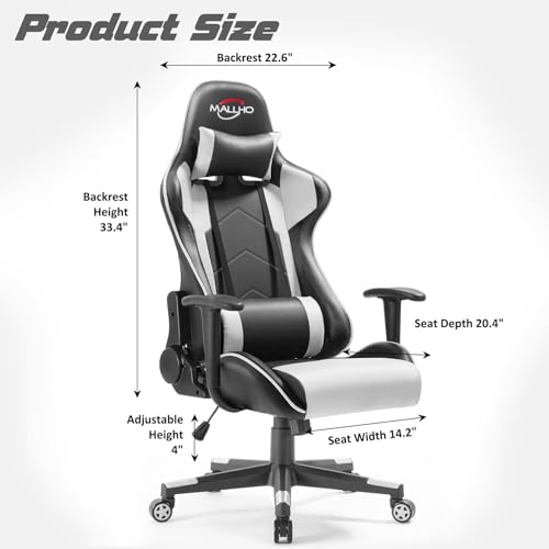 Polar Aurora Racing Computer Chairs High Back Video Gaming Chair Adjustable Executive Ergonomic Swivel Gamer Chair - Image 2