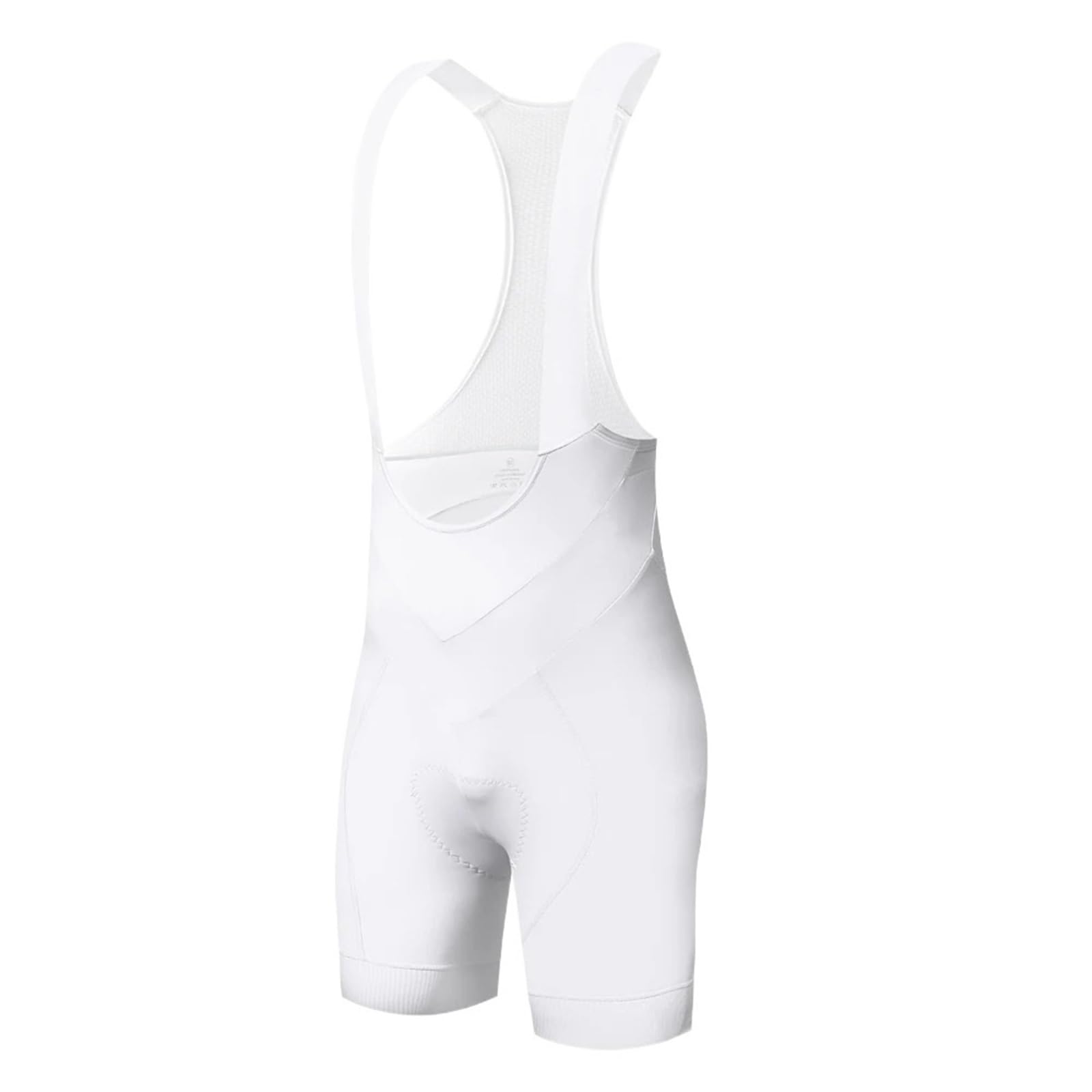 Pantaloncini con Bretelle da Ciclismo Donna, Pantaloni Bicicletta a Vita Alta, Pad 6 Ore, Pantaloncini Aderenti, Bici Strada per Il Ciclismo E Gli Sport all'Aria Aperta