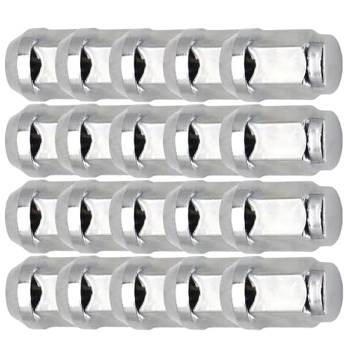Tuercas de rueda 1/2-20 cromadas para Jeep CJ5 1964-1983 kit de 20 pernos de acero de seguridad