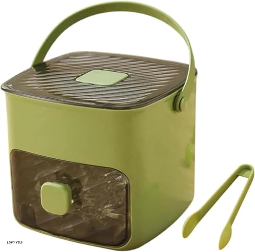 Appuyez sur Type Ice Cube Maker, Box Ice Avec Plateau et Bac de Rangement, 48 Grille Réutilisable...