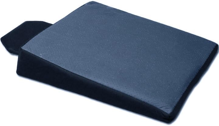 Nuevo cojín de soporte ergonómico cómodo transpirable para asiento de coche, silla de oficina, silla de oficina (tela de malla gris oscuro)