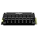 immagine 6archgon HS-1110 Dissipatore di Calore per M.2 SSD 2280 PCIe NVMe/SATA, Altezza 20 mm, Alluminio, Pad Termico 2X, Montaggio a Vite, passivo, Nero
