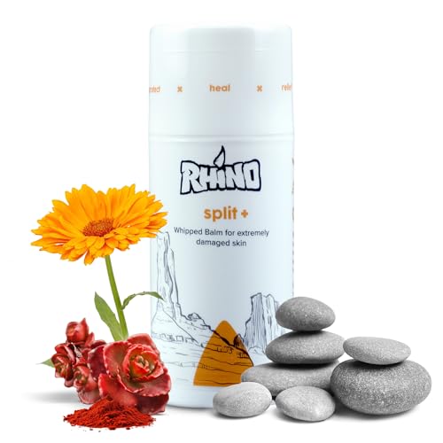 Rhino Skin Solutions Split+ Hyaluronic Acid Cream – Intensive Care for Severely Damaged skin | Heal & Regenerate Cracked, Chapped Skin - (3.4oz)