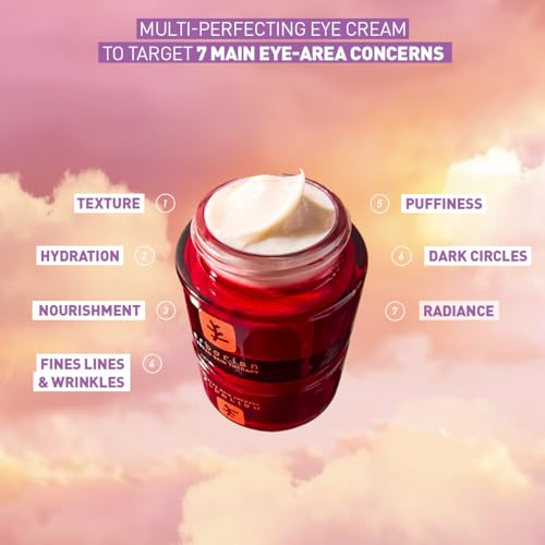 Erborian Skin Therapy Eye Cream, Multi-Perfecting Anti-Aging, Illuminates, De-Puffs, Firms, Hydrates With Caffiene, Lightweight, Korean Skincare, 15mL