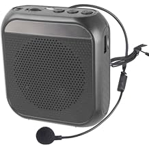 Portable Voice Amplifier with Microphone Headset, Rechargeable Waistband Amplifier, 2200mah Battery for Teaching