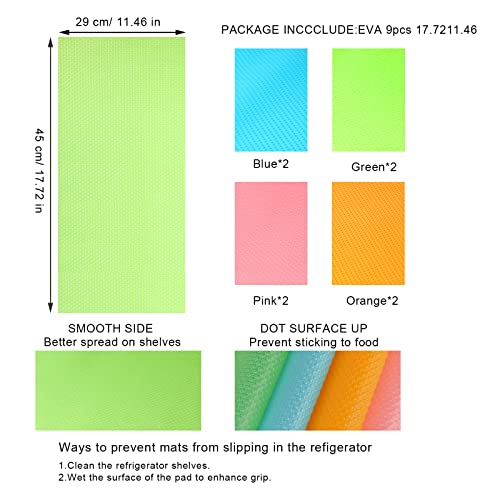 KINBOM 8 pezzi Tappetini per Ripiani per