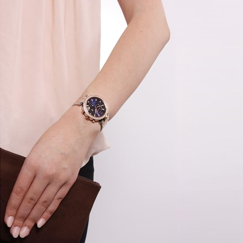 Image of Michael Kors Parker Blue Dial Steel Women's Watch MK6141