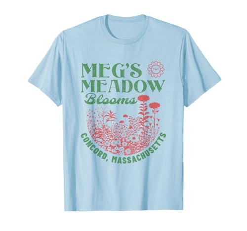 Meg’s Meadow – Bookish Wildflower Garden Classic Literature T-Shirt