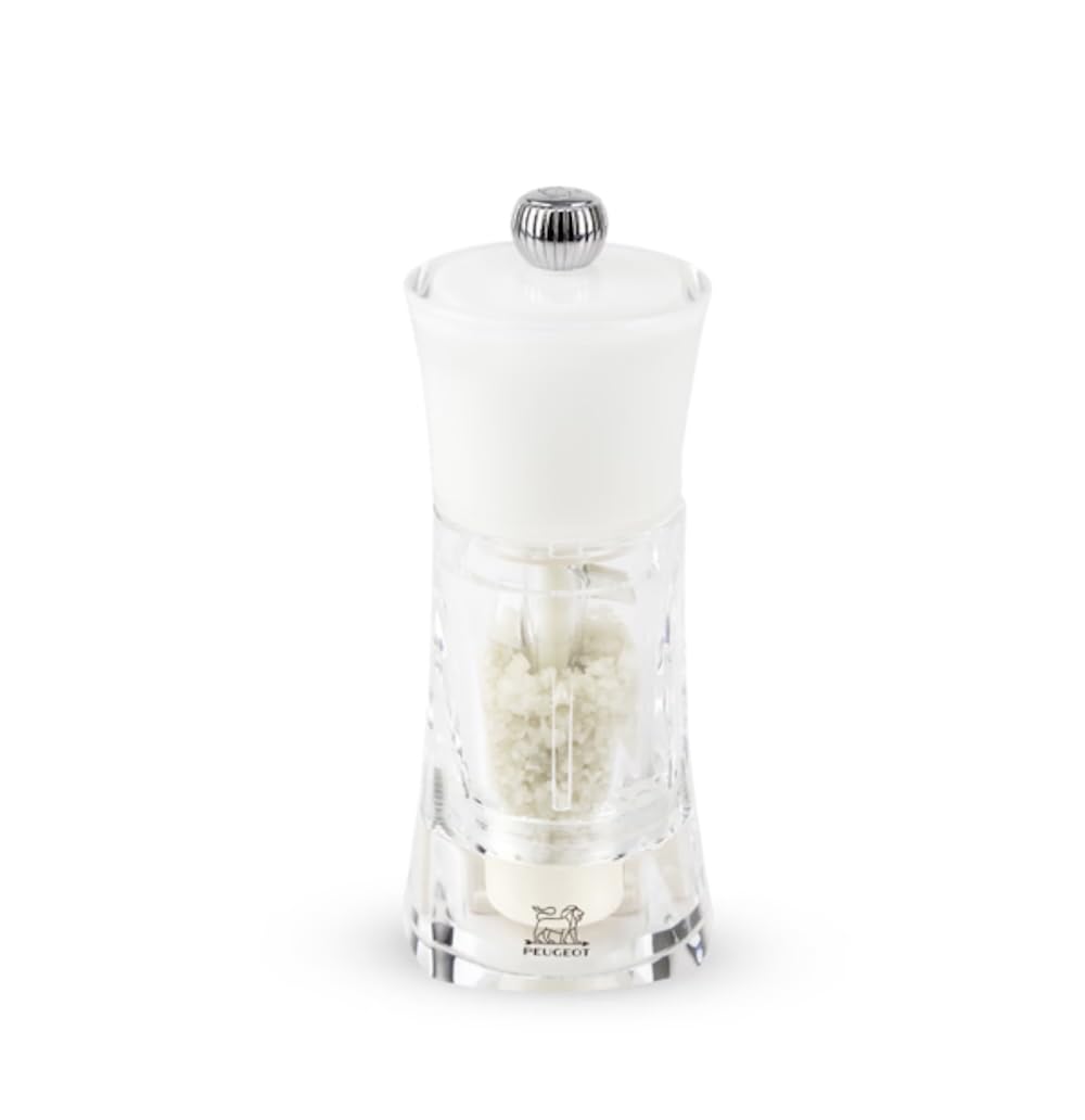 PEUGEOT 3039100 Salt Mill, Acrylic, White
