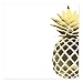 Andaz Press Gold Foil Lunch Napkins, Pineapple, 6.5-inch, 50-Pack, Paper Napkin Gold, Luau, Tropical Decor, Paper Napkin for Wedding, Kids Birthday Party, Graduation, Hawaiian Theme, Napkins in Bulk