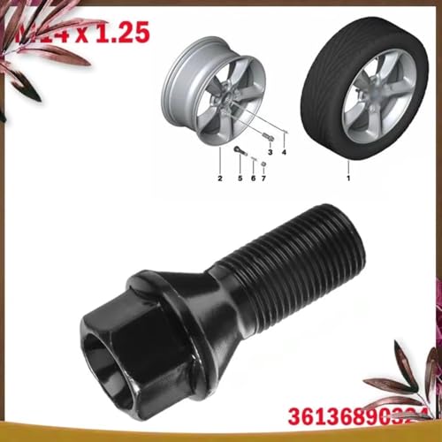 Pernos de rueda para coche con resistencia premium para modelos de 2007 a 2014 5