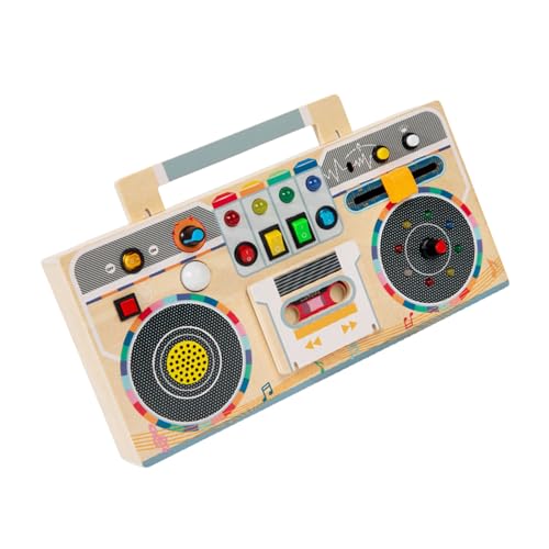 Jouets de circuit créatif et tableau d'activités éducatives en bois enfant