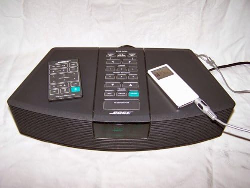 bose wave amfm radio alarm graphite with included ipod cable