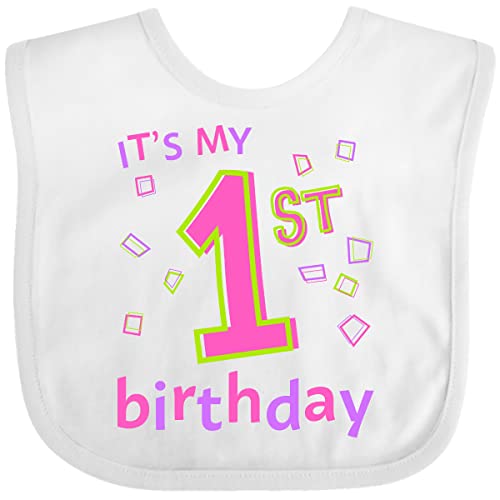 inktastic It's My First Birthday Baby Bib