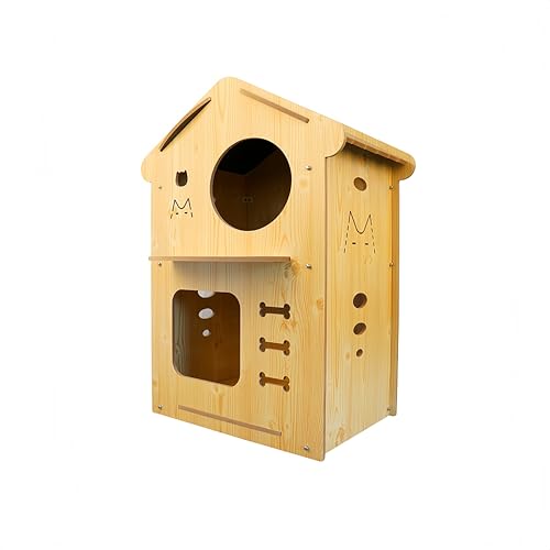 Yongtai犬小屋ドーム型ベッド 屋外用 ドッグハウス 犬舎 小型犬 中型犬 木製 ペットハウス シェルタ いぬごや 清潔 水洗いOK 腐食に強い サビない 防風 防雨 全天候型 換気 日焼け対策 雨除け お掃除 組み立て簡単 家庭 テラス 中庭 裏庭