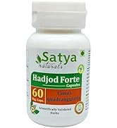 Hadjod Forte Capsules 500 mg. 60 Veg. Capsule | Hadjod (Cissus Quadrangularis) Extract Capsules f...