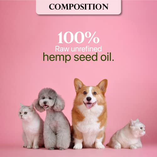 Ananta-Hemp-Works-Hemp-Seed-Oil-I-100ML-I-Specially-for-Dog-I-Cat-I-Relax-Your-Pets-I-Fight-Anxiety-I-Pet-Joint-Support-I-Improve-Skin-I-100-Ayurvedic-Natural-I-No-Side-Effects