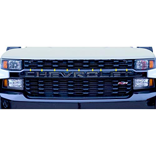 Putco Chevrolet Grille Lettering Kit - Black Platinum - Fits Chevy Silverado 2500,3500 2020-2023 #TOP5