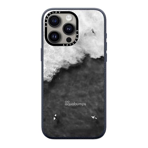 CASETiFY MagSafe �Ή� �y�u�� iPhone 15 Pro Max �P�[�X [MagSafe �ɑΉ� / 1.5m����̗����������N���A / MagSafe �ɑΉ�] - Split Contrasts By Aquabumps - �l�C�r