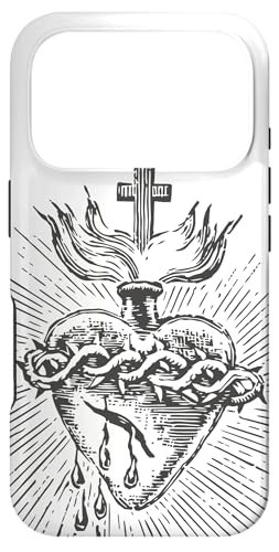 Devotion to the Sacred Heart of Jesus �r���e�[�W �J�g���b�N�A�[�g �X�}�z�P�[�X iPhone 17 Pro �p