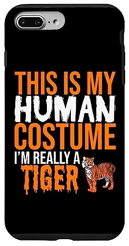�n���E�B�� - This Is My Human �R�X�`���[�� I'm Really A Tiger �X�}�z�P�[�X iPhone 7 Plus/8 Plus �p