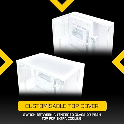 Lian Li O11 Vision Compact ATX Mid-Tower Oyun PC Kasası - Alüminyum ve Temperli Cam Siyah PC Kasası - Görsel 7