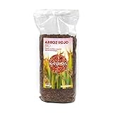 Arroz Rojo de Agricultura ecológica 500 g | Vegan | Alto contenido en fibra | Arroz integral