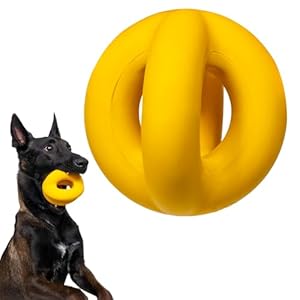 WoofBite Unzerstörbarer Ringball Hundespielzeug