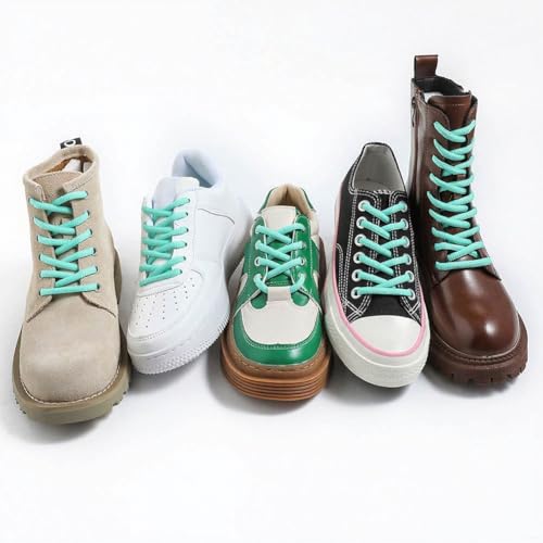 Image of VSUDO 1 Pair Oval Sneaker Shoelaces or Running Shoe Laces, Basketball Shoe Lace, Sport Shoestring or Athletic Shoe String