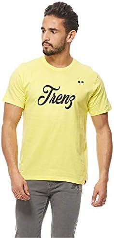 Trenz T-Shirts For Men, Yellow L: Buy 