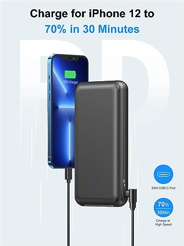 image for RETMSR Portable Charger, Power Bank 30000mAh Battery Pack with 22.5W F