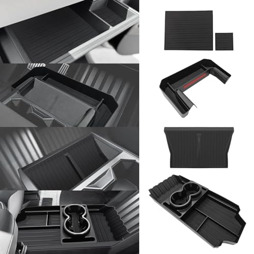 Porte-gobelet avant Tesla Cybertruck et tapis de protection pour road trip