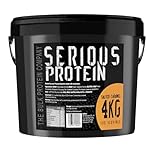 SERIOUS Protein – Protein Powder – 4kg – Low Carb – Supports Lean Muscle Growth – Recovery Supplement - The Bulk Protein Company - 133 Servings (Salted Caramel)
