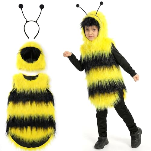 Simple polymer 3 Pcs Bumblebee Bee Costume Animal Halloween Accessories(L)