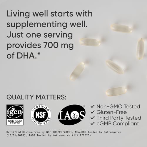Sports Research Vegan DHA from Algae Oil