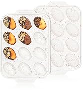 Vinino 2-Pack Silicone Madeleine Pan with Metal Reinforced Frame, 12-Cavity Shell Shape Madeleine...
