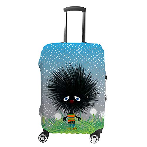Housse de Protection pour Bagages Valise Cabine Motif Hérisson Tissu